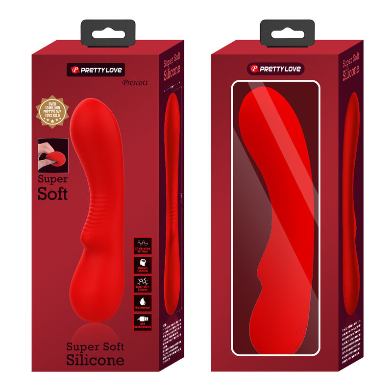 High Tech-Prescott Vibrator Reîncărcabil Roșu-Silicon, 12 Trepte 4 img 170065 740ad01fbb29edd4be6c3a20aeca0923 1