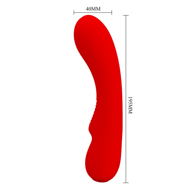 High Tech-Prescott Vibrator Reîncărcabil Roșu-Silicon, 12 Trepte 3 img 170066 ffa10d3f8fea8d9516c7c7e8b57169bd 1