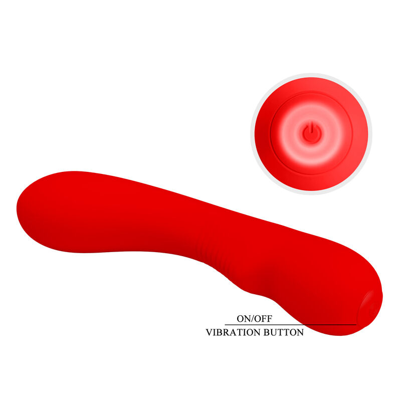 High Tech-Prescott Vibrator Reîncărcabil Roșu-Silicon, 12 Trepte 2 img 170068 6801a8c95299dea5725404bc3f4772c0 1