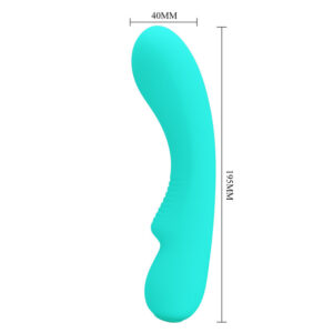 High Tech-Prescott Vibrator Reîncărcabil Verde Aqua-Silicon, 12 14 High Tech-Prescott Vibrator Reîncărcabil Verde Aqua-Silicon, 12 - imagine 5