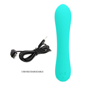 High Tech-Prescott Vibrator Reîncărcabil Verde Aqua-Silicon, 12 17 High Tech-Prescott Vibrator Reîncărcabil Verde Aqua-Silicon, 12 - imagine 8