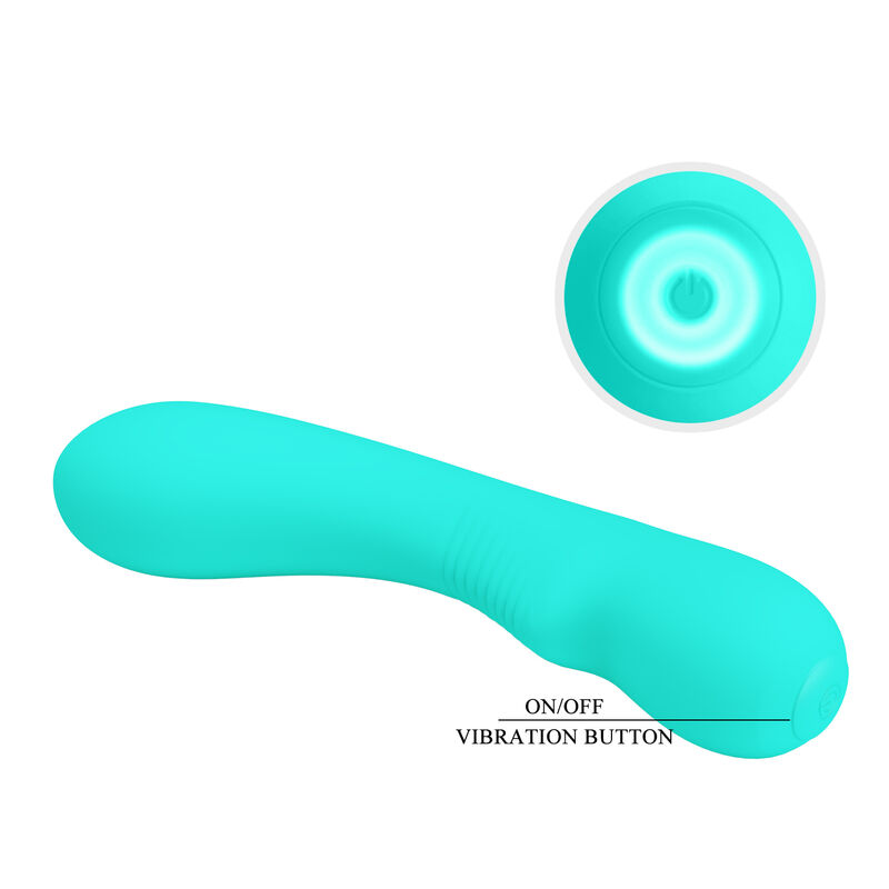 High Tech-Prescott Vibrator Reîncărcabil Verde Aqua-Silicon, 12 6 img 170084 621e12ac24c440adafaf2ba718f39423 1