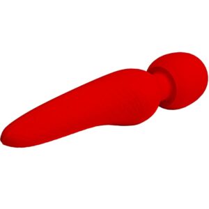 High Tech-Meredith Massager 12 Moduri de Vibrație, Roșu-Silicon 13 High Tech-Meredith Massager 12 Moduri de Vibrație, Roșu-Silicon - imagine 4