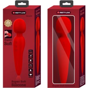 High Tech-Meredith Massager 12 Moduri de Vibrație, Roșu-Silicon 18 High Tech-Meredith Massager 12 Moduri de Vibrație, Roșu-Silicon - imagine 9