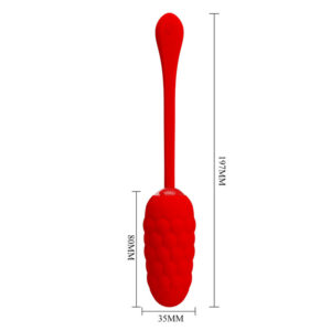 Fun Toys-Ou Vibrator Reîncărcabil Roșu, Textură Marină, 12 17 Fun Toys-Ou Vibrator Reîncărcabil Roșu, Textură Marină, 12 - imagine 7