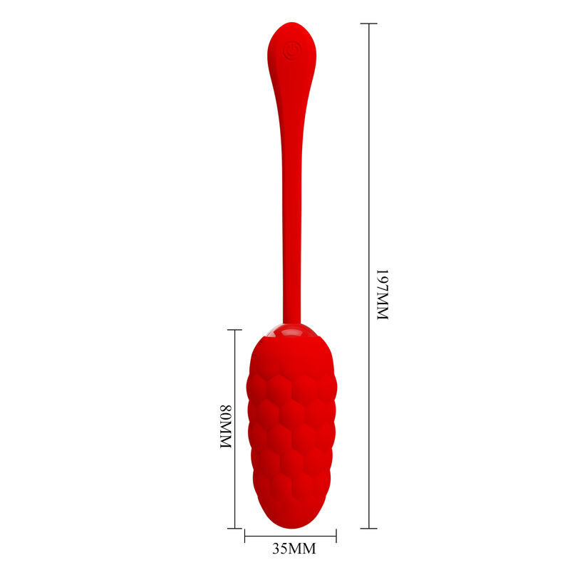 Fun Toys-Ou Vibrator Reîncărcabil Roșu, Textură Marină, 12 7 img 170208 ea566b371c4d02ab8cc6dcabc19a428d 1
