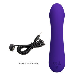 Fun Toys-Cetus Vibrator Usb-reîncărcabil Mov-Silicon, 12 Trepte - imagine 8
