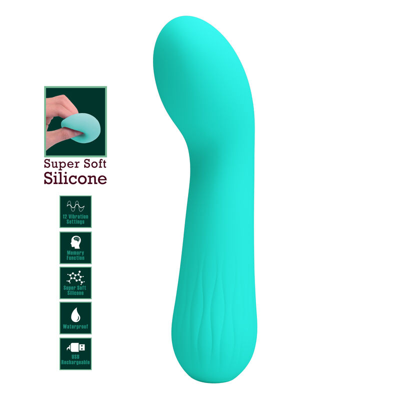 Fun Toys-Faun Vibrator Reîncărcabil Aqua Green-Silicon, 12 Trepte 7 img 170345 47c491620b32d51a4e980907e04b4b5c 1