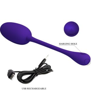 Pretty Love-Knucker Mov Ou Vibrant Reîncărcabil-Silicon, 12 Trepte 17 Pretty Love-Knucker Mov Ou Vibrant Reîncărcabil-Silicon, 12 Trepte - imagine 8