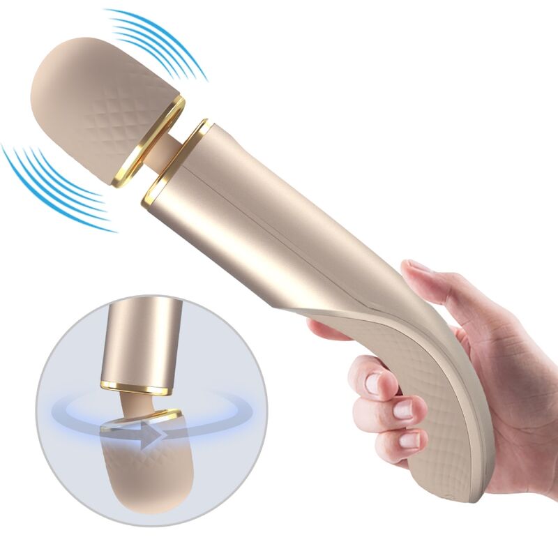 High Tech-Masajer 7 Moduri de Vibrație Champagne-Silicon, 7 Trepte 6 img 170627 cf1a5cb021a36ed954915cfaaaef56f7 1