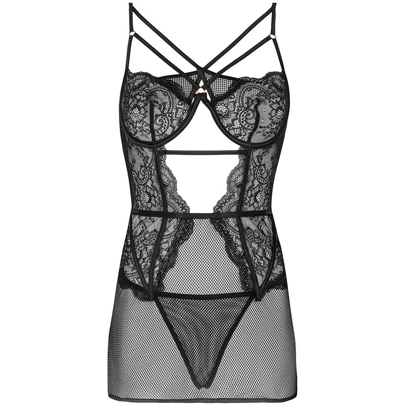 Livco Corsetti Fashion-Baririn LC-90633 Fustă + Tanga Negru 2 img 170746 69e8a5ecc018d345272534608ee9f499 1