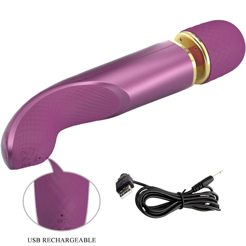 High Tech-Masajer 7 Moduri de Vibrație Mov-Silicon, 7 Trepte — PRETTY LOVE · Vibratoare (imaginea 7)