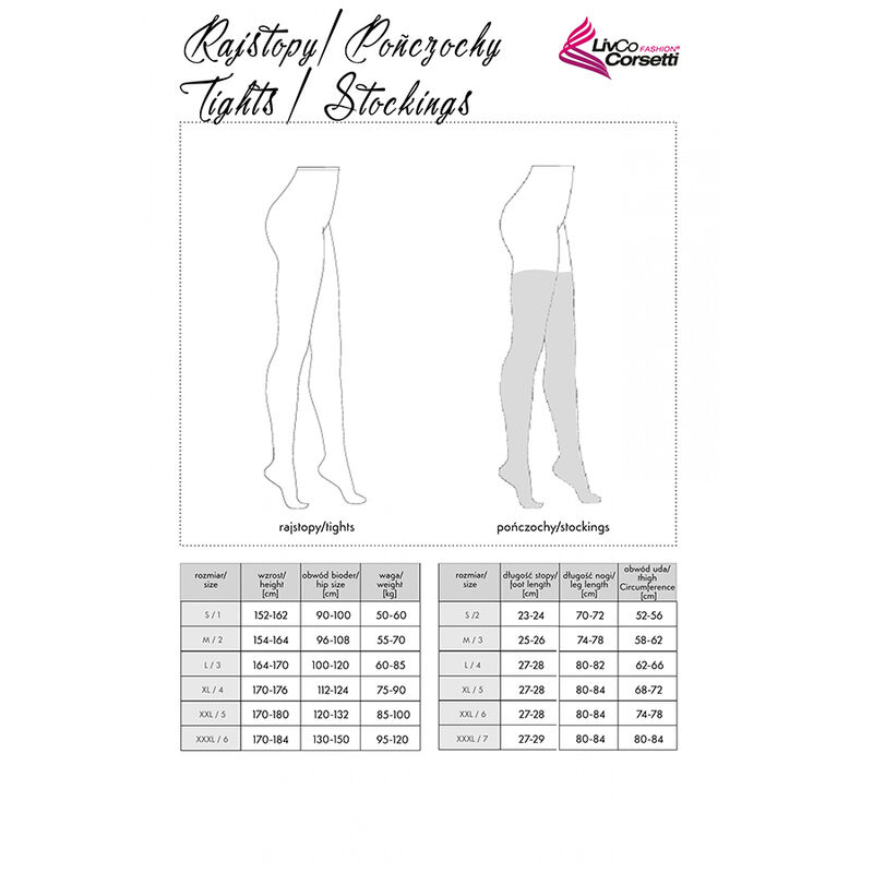 Livco Corsetti Stockings-Grarddis Lc XG042 Ciorapi Negri One Size 2 img 170865 2eb7fda6791132b868ee9a50d10548d1 1
