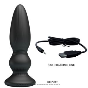 Mr Play-Vibrator Puternic Plug Anal cu Telecomandă - imagine 5