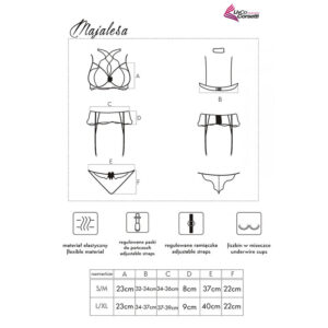 Livco Corsetti Fashion-Majalesa LC-90526 Sutien + Jartieră + 7 Livco Corsetti Fashion-Majalesa LC-90526 Sutien + Jartieră + - imagine 3