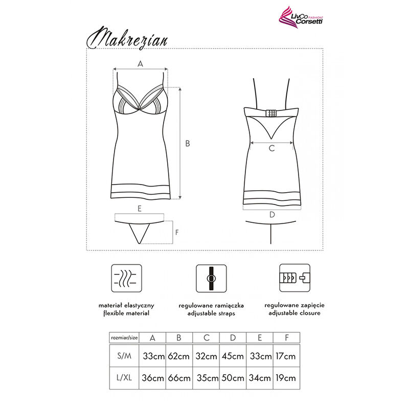 Livco Corsetti Fashion-Makrezian LC-90545 Fustă + Tanga Negru, S/M 2 Livco Corsetti Fashion-Makrezian LC-90545 Fustă + Tanga Negru, S/M · Lenjerie Spicy & Bodystocking (imaginea 2)