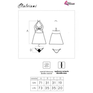 Livco Corsetti Fashion-Malviami LC-90625 Fustă + Tanga Negru 13 Livco Corsetti Fashion-Malviami LC-90625 Fustă + Tanga Negru - imagine 7