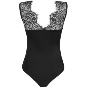 Livco Corsetti Fashion-Mudienin LC-90654 Body Negru, L/XL - imagine 3