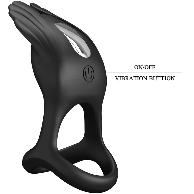 For Him-Silas Inel Vibrator pentru Penis 7 Vibrații, Silicon 7 img 171477 680273e32b6d8101027506d82abfb3a8 1