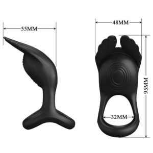 For Him-Silas Inel Vibrator pentru Penis 7 Vibrații, Silicon 15 For Him-Silas Inel Vibrator pentru Penis 7 Vibrații, Silicon - imagine 6