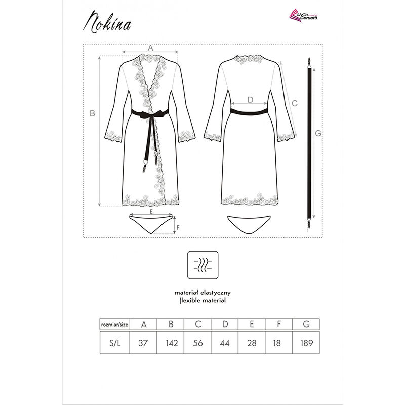 Livco Corsetti Fashion-Nokina LC-XG055 Halat de Noapte + Chilot 3 img 171585 ece3d12bb96a9fe835074f7ecb7da107 1