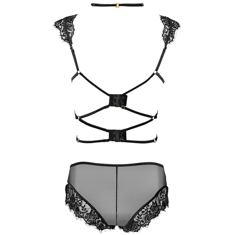 Livco Corsetti Fashion-Palmenom LC-90614 Sutien + Chilot Negru 2 Livco Corsetti Fashion-Palmenom LC-90614 Sutien + Chilot Negru · Lenjerie Sexy Femei (imaginea 3)