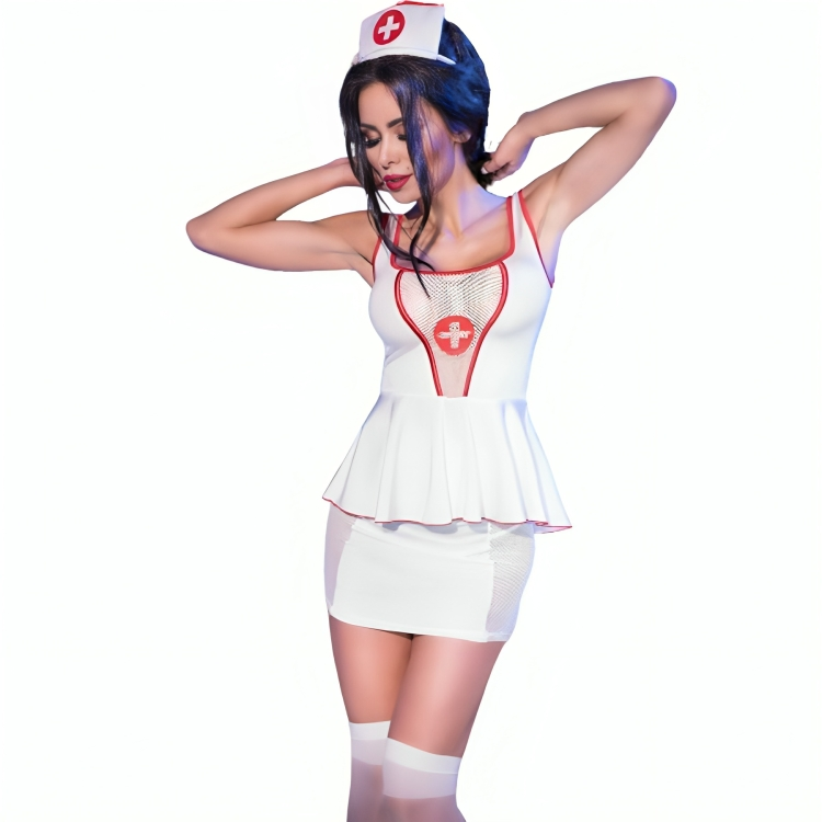 CHILIROSE - CR 4160 DISFRAZ ENFERMERA TOP & FALDA S/M img 171620 cf0b9a595db8e0b42d383a8791832f2b 1