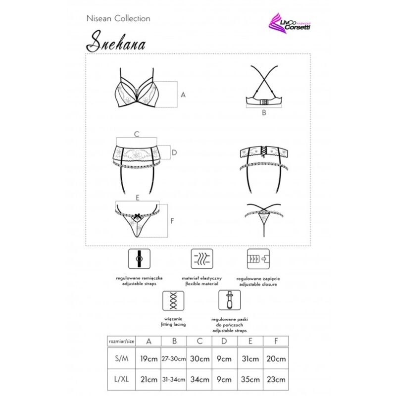 Livco Corsetti Fashion-Snehana LC-90443 Sutien + Jartieră + 4 Livco Corsetti Fashion-Snehana LC-90443 Sutien + Jartieră + · Lenjerie Spicy & Bodystocking (imaginea 5)