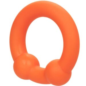 Calexotics-Alpha Dual Ball Ring Portocaliu-Silicon, Waterproof - imagine 6