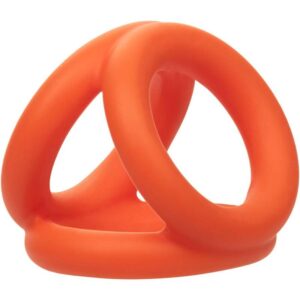 Calexotics-Alpha Tri-ring Portocaliu-Silicon, Waterproof 19 Calexotics-Alpha Tri-ring Portocaliu-Silicon, Waterproof - imagine 9