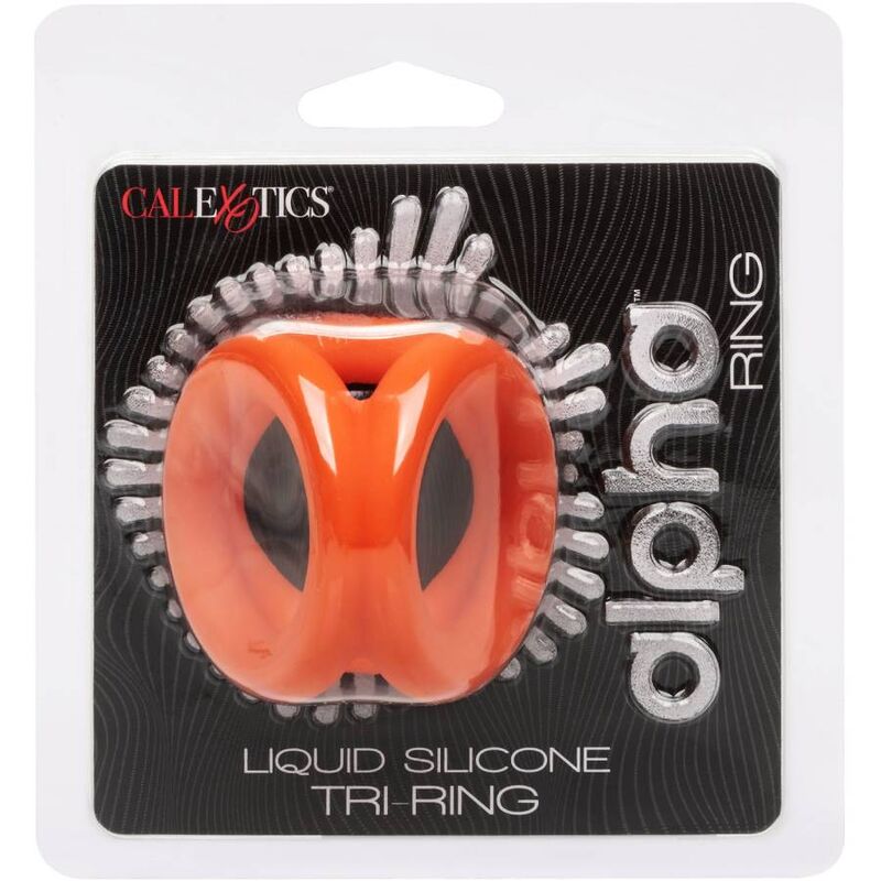 Calexotics-Alpha Tri-ring Portocaliu-Silicon, Waterproof 7 img 172077 2acbe7aca9f0a2b0f257f4236e430c49 1