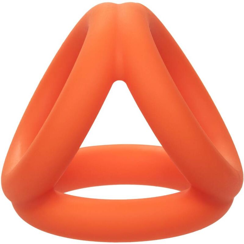 Calexotics-Alpha Tri-ring Portocaliu-Silicon, Waterproof 6 img 172079 1c747369b59598ff4d7444fdedd0f84f 1