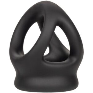 Calexotics-Alpha Inel Dublu cu Cușcă Negru-Silicon, Waterproof - imagine 8