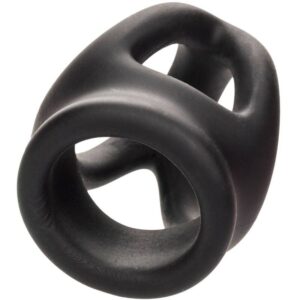 Calexotics-Alpha Inel Dublu cu Cușcă Negru-Silicon, Waterproof - imagine 6