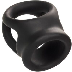 Calexotics-Alpha Inel Dublu cu Cușcă Negru-Silicon, Waterproof - imagine 3