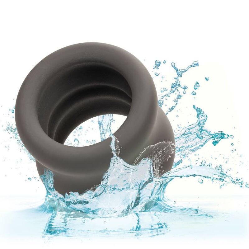 Calexotics-Alpha Scrotum Stretching Ring Negru-Silicon, Waterproof 2 img 172178 052585e5ea4a72cd2246355a32819e15 1
