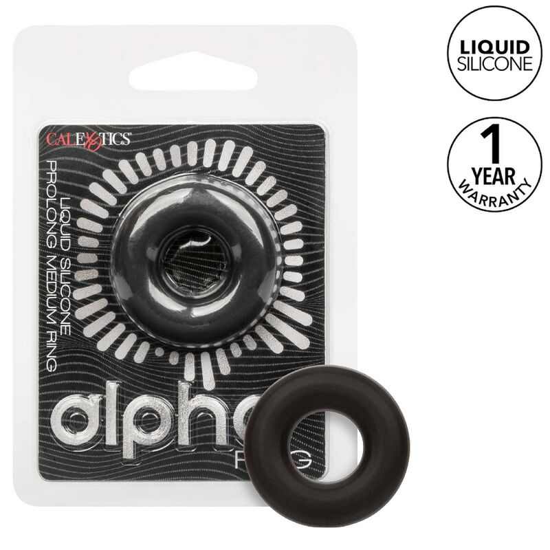 Calexotics-Alpha Prolong Inel Mediu Negru-Silicon, Waterproof 7 img 172241 79c87be369e1e2f33765abafb672c7b5 1