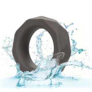 Calexotics-Alpha Prolong Inel Prismatic Gri-Silicon, Waterproof 13 Calexotics-Alpha Prolong Inel Prismatic Gri-Silicon, Waterproof - imagine 5