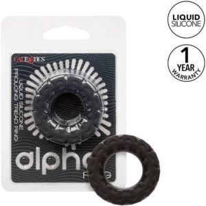 Calexotics-Alpha Inel Prolongator din Silicon Lichid Negru - imagine 8