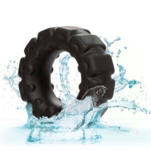 Calexotics-Alpha Inel Prolongator din Silicon Lichid Negru - imagine 3