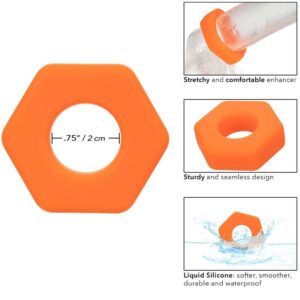 Calexotics-Alpha Prolong Inel Sexagon Portocaliu-Silicon · Inele & Mansoane Penis (imaginea 7)