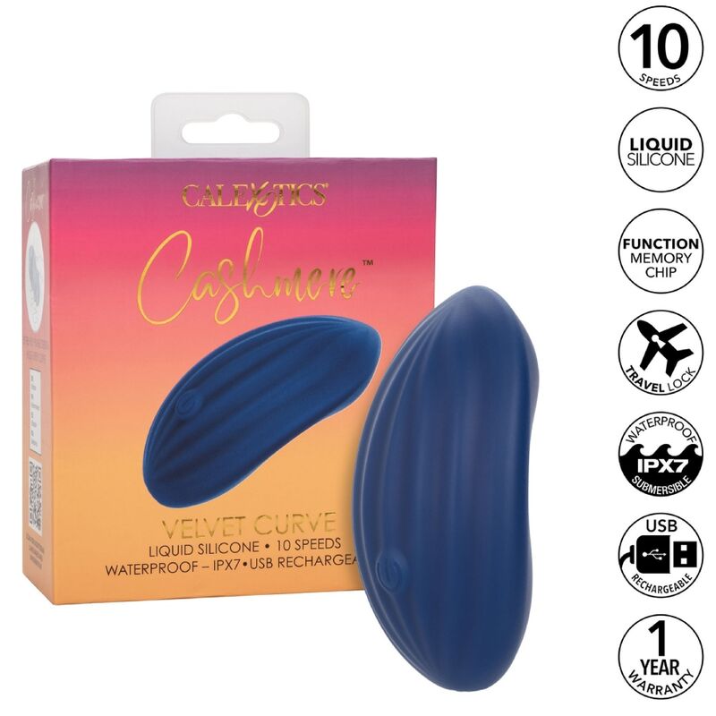 Calexotics-Cashmere Velvet Curve Albastru-Silicon, 10 Trepte 2 img 172622 7cac56072537c0b373069069d095faa4 1