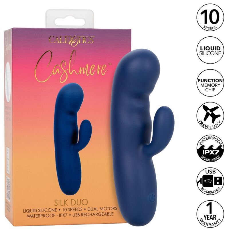Calexotics-Cashmere Silk Duo Albastru-Silicon, 10 Trepte 2 img 172754 23608f6507fadf0d729476ef23b844d3 1
