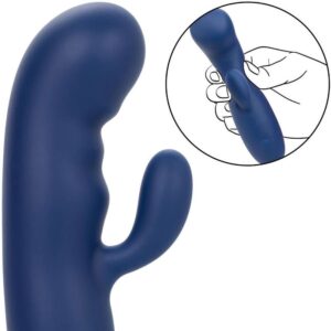 Calexotics-Cashmere Silk Duo Albastru-Silicon, 10 Trepte 20 Calexotics-Cashmere Silk Duo Albastru-Silicon, 10 Trepte - imagine 10
