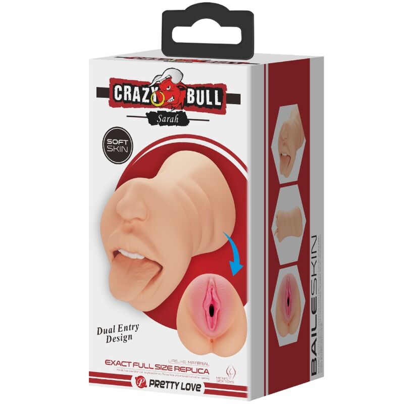 Crazy Bull-Sarah Masturbator Dual cu Două Intrări, Formă · Masturbatoare (imaginea 7)