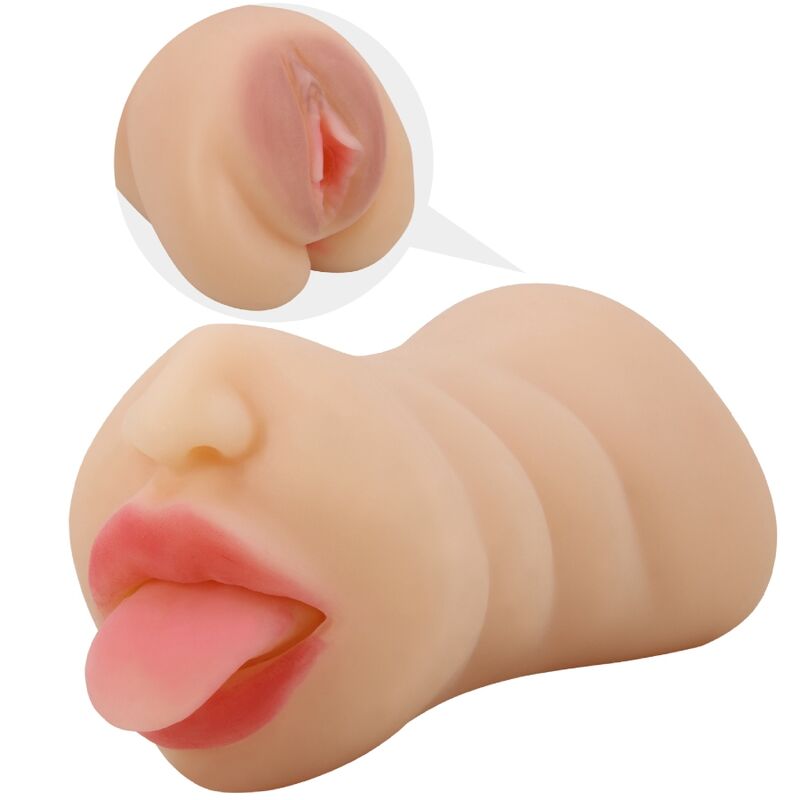 Crazy Bull-Sarah Masturbator Dual cu Două Intrări, Formă 2 Crazy Bull-Sarah Masturbator Dual cu Două Intrări, Formă · Masturbatoare (imaginea 2)