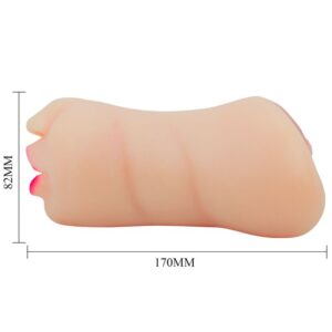 Crazy Bull-Zoey Masturbator Dual Intrare, Formă Vaginală-Silicon - imagine 6