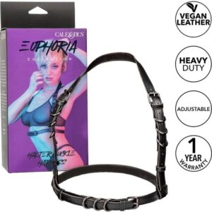 Calexotics-Euphoria Ham Halter cu Cataramă, Negru-Piele Ecologica 11 Calexotics-Euphoria Ham Halter cu Cataramă, Negru-Piele Ecologica - imagine 5