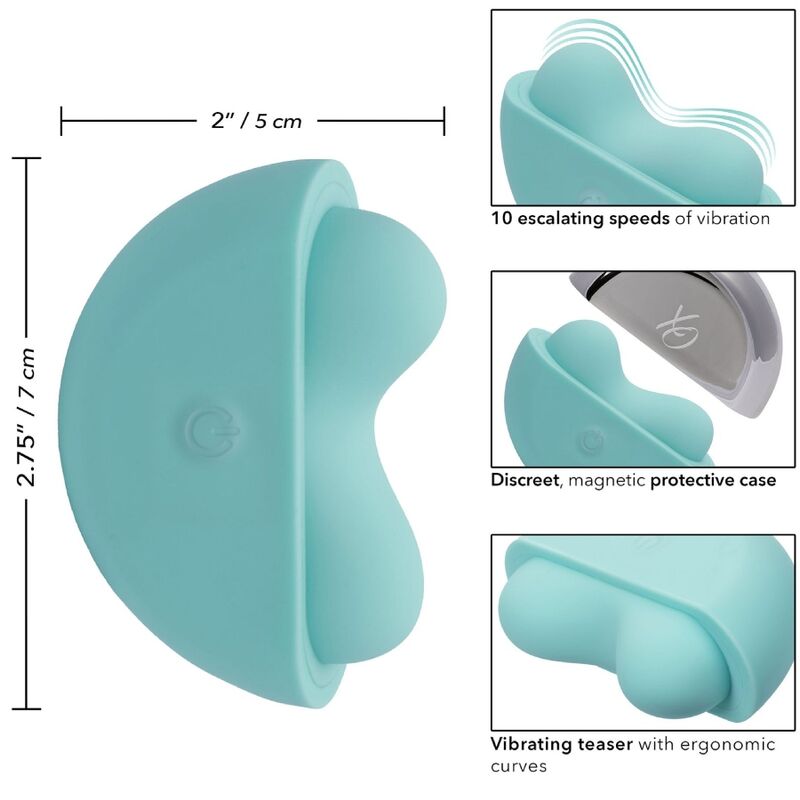 Calexotics-Ovation Applause Stimulator Aqua Green-Silicon, 10 4 Calexotics-Ovation Applause Stimulator Aqua Green-Silicon, 10 · Vibratoare (imaginea 4)
