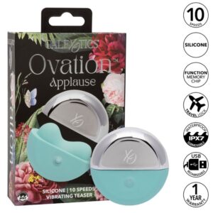Calexotics-Ovation Applause Stimulator Aqua Green-Silicon, 10 13 Calexotics-Ovation Applause Stimulator Aqua Green-Silicon, 10 · Vibratoare (imaginea 3)